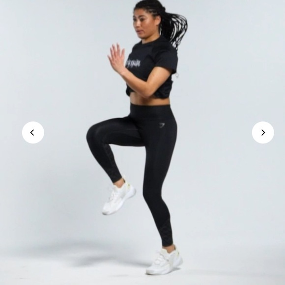 Gymshark Speed Leggings - Black xs - Picture 5 of 6